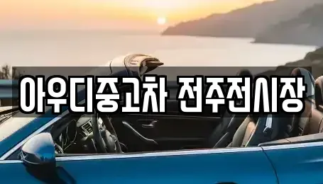 전북 완주군 이서면 중고차 전문 아우디중고차 전주전시장