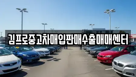 전북 익산시 중고차매입 전문 김프로중고차매입판매수출매매센터