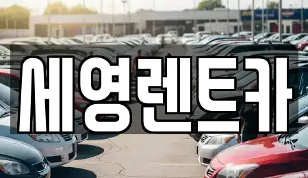 전북 전주시 덕진구 팔복동4가 렌트카 전문 세영렌트카