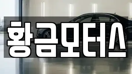 전북 전주시 덕진구 호성동3가 중고차 전문 황금모터스