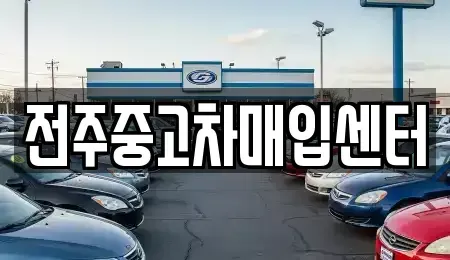 전북특별자치도 전주시 덕진구 용정동 중고차매입 전문 전주중고차매입센터