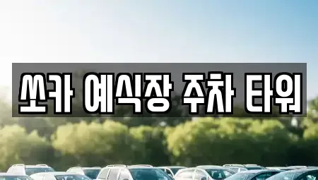 전북특별자치도 전주시 덕진구 우아동2가 렌트카 전문 쏘카 예식장 주차 타워