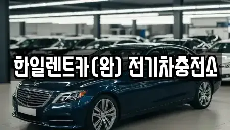 전북특별자치도 전주시 완산구 삼천동3가 렌트카 전문 한일렌트카(완) 전기차충전소