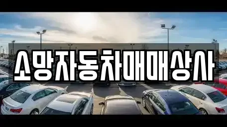 전북특별자치도 전주시 완산구 삼천동3가 중고차매매 전문 소망자동차매매상사