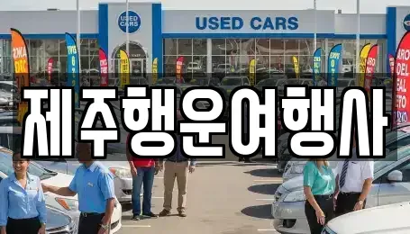 제주 제주시 삼도이동 렌트카 전문 제주행운여행사