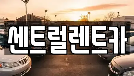 충남 논산시 채운면 렌트카 전문 센트럴렌트카