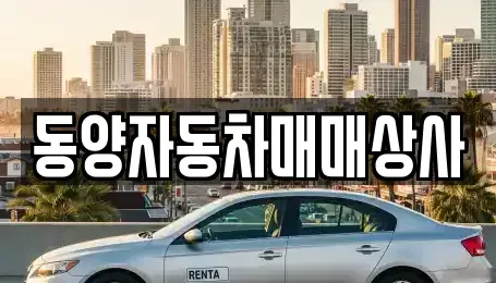 충남 논산시 채운면 중고차 전문 동양자동차매매상사