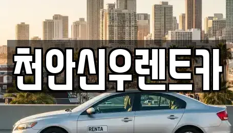 충남 단기렌트카 전문 천안신우렌트카