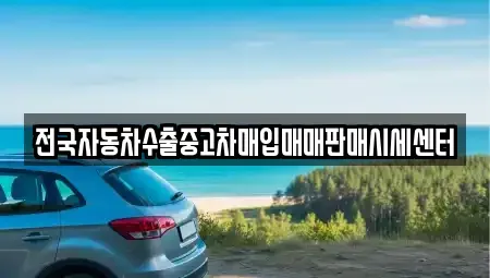 충남 보령시 남포면 중고차매매 전문 전국자동차수출중고차매입매매판매시세센터