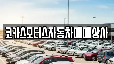 충남 서산시 인지면 중고차매매 전문 코카스모터스자동차매매상사