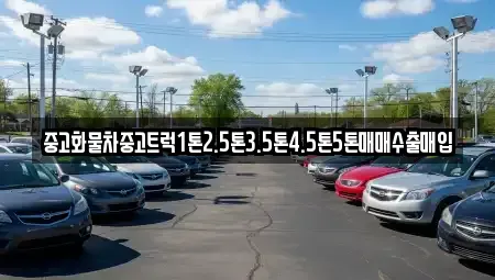 충남 아산시 득산동 중고차 전문 중고화물차중고트럭1톤2.5톤3.5톤4.5톤5톤매매수출매입