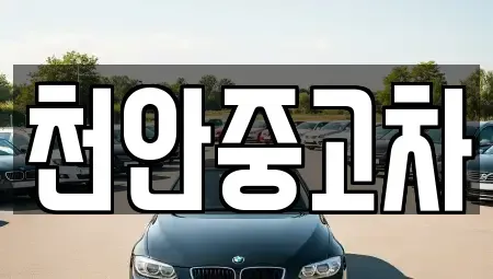 충남 중고차 전문 천안중고차