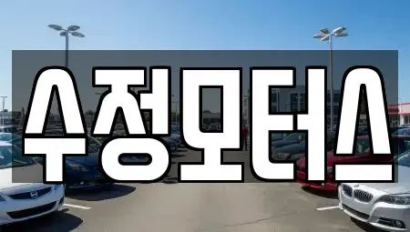 충북 영동군 양강면 중고차 전문 수정모터스