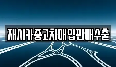 충북 영동군 양강면 중고차매매 전문 재시카중고차매입판매수출