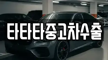 충북 음성군 생극면 중고차매매 전문 타타타중고차수출
