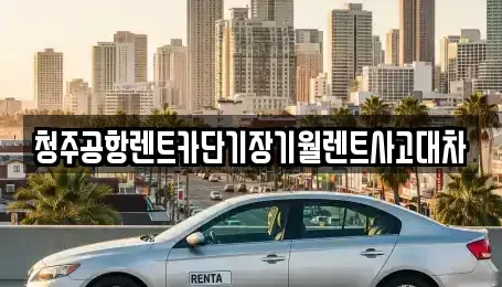 충북 증평군 증평읍 단기렌트카 전문 청주공항렌트카단기장기월렌트사고대차