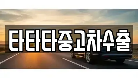 충북 청주시 상당구 낭성면 중고차매매 전문 타타타중고차수출