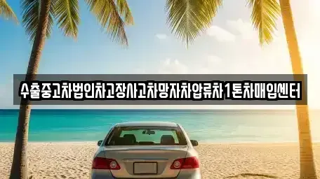 충북 청주시 흥덕구 휴암동 중고차매입 전문 수출중고차법인차고장사고차망자차압류차1톤차매입센터