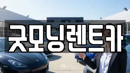 충북 충주시 봉방동 렌트카 전문 굿모닝렌트카