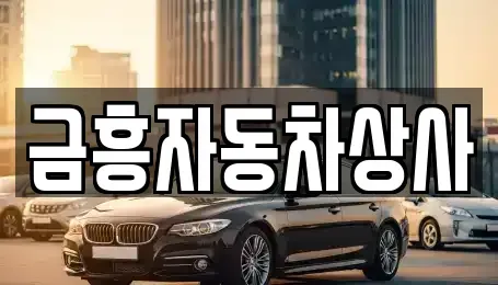 충청남도 공주시 중고차매매 전문 금흥자동차상사