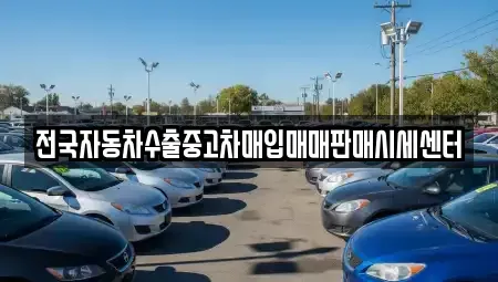 충청남도 공주시 중고차매입 전문 전국자동차수출중고차매입매매판매시세센터