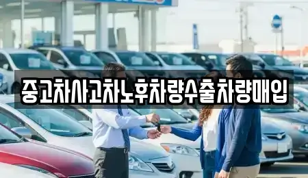충청남도 논산시 대교동 중고차매입 전문 중고차사고차노후차량수출차량매입
