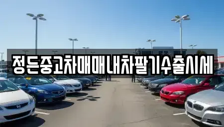 충청북도 청주시 상당구 남주동 중고차 전문 정든중고차매매내차팔기수출시세