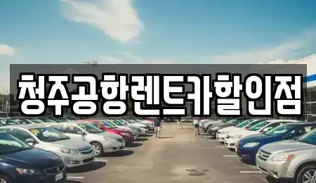 충청북도 청주시 청원구 외하동 렌트카 전문 청주공항렌트카할인점