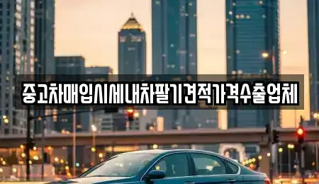 충청북도 청주시 청원구 정하동 중고차매입 전문 중고차매입시세내차팔기견적가격수출업체