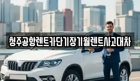 충청북도 청주시 흥덕구 단기렌트카 전문 청주공항렌트카단기장기월렌트사고대차