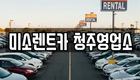 충청북도 청주시 흥덕구 렌트카 전문 미소렌트카 청주영업소