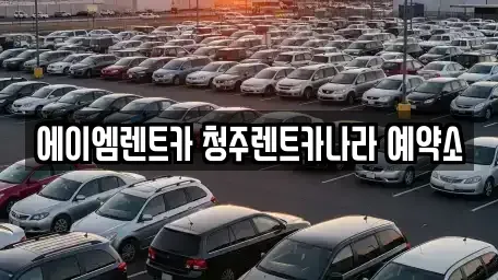 충청북도 청주시 흥덕구 렌트카 전문 에이엠렌트카 청주렌트카나라 예약소