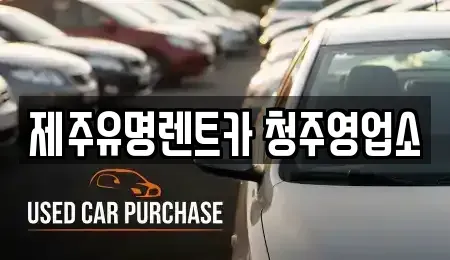 충청북도 청주시 흥덕구 렌트카 전문 제주유명렌트카 청주영업소